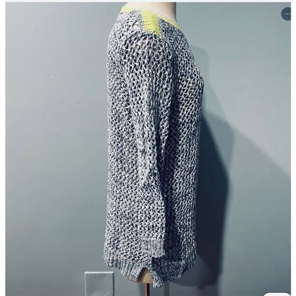 Two by Vince Camuto Open Knit 3/4 Sleeve Sweater, XS - Picture 14 of 16